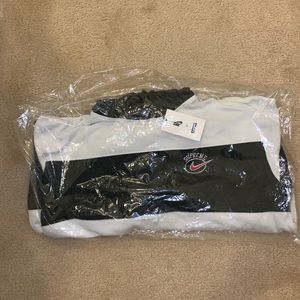 Supreme x Nike Striped Rugby Hoodie